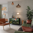 VIRGIN FOREST WITH SUNSET Aparador de 2 Portas em Acabamento Preto