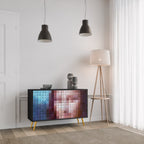 CONSTRUCTIVE ART Aparador de 2 Portas em Acabamento Preto