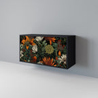 MIDNIGHT SPROUT 2-Door Sideboard in Black Finish