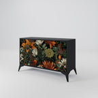 MIDNIGHT SPROUT 2-Door Sideboard in Black Finish