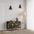 MIDNIGHT SPROUT 2-Door Sideboard in Black Finish