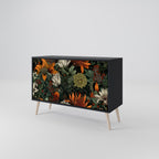 MIDNIGHT SPROUT 2-Door Sideboard in Black Finish