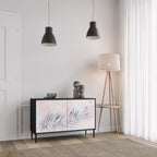 TIMELESS FLOAT Aparador de 2 Portas em Acabamento Preto