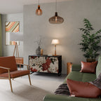 EPHEMERAL DAYS 2-Door Sideboard in Black Finish