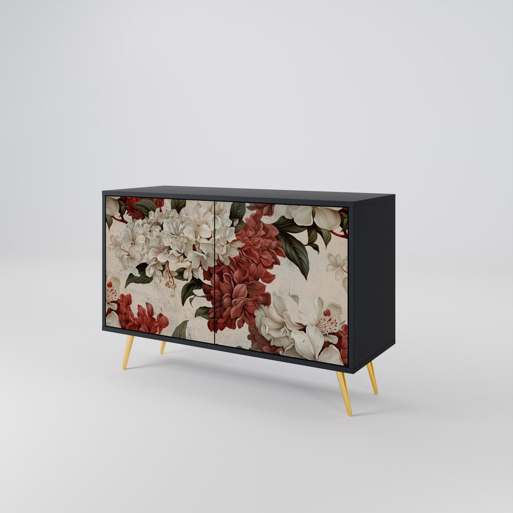 EPHEMERAL DAYS 2-Door Sideboard in Black Finish