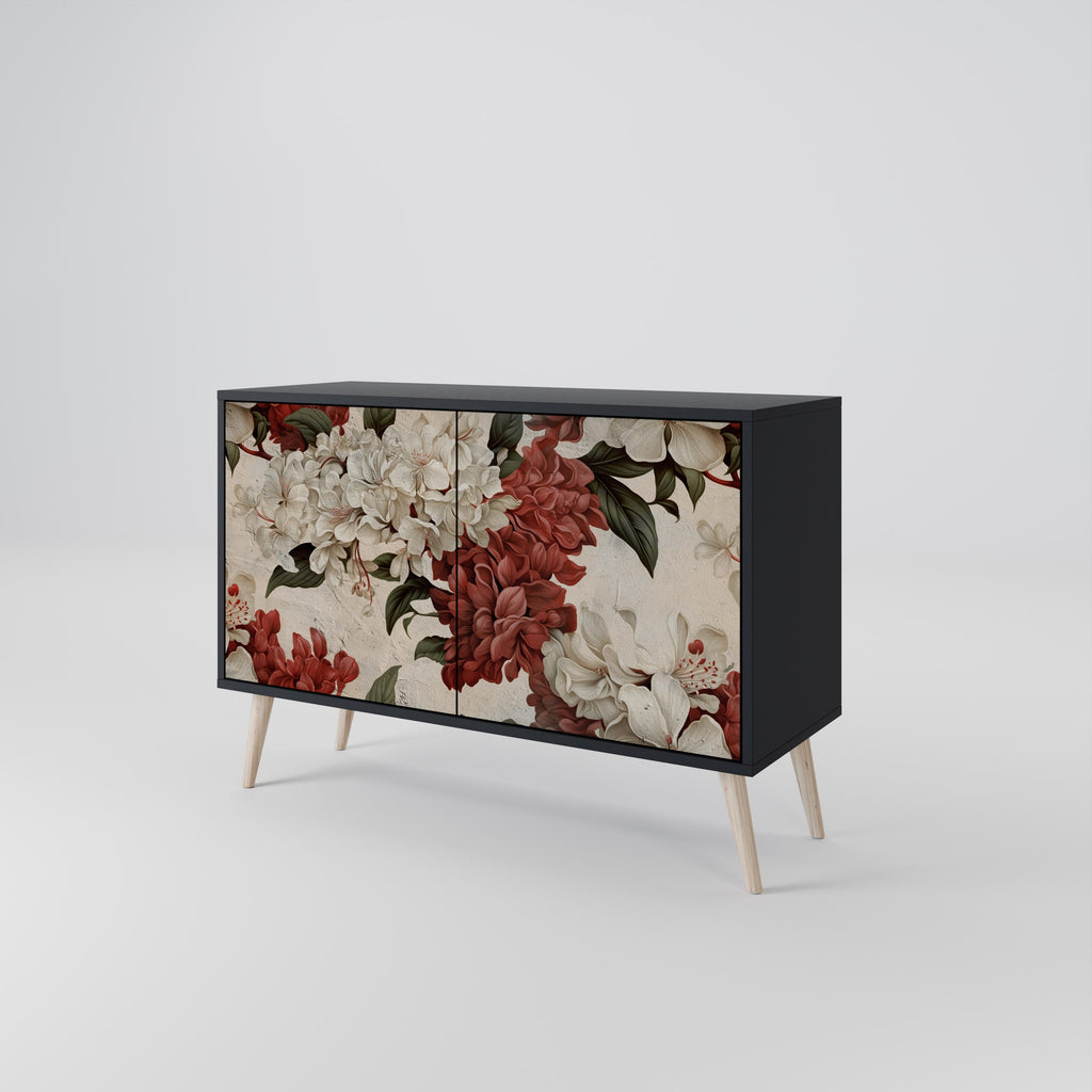 EPHEMERAL DAYS 2-Door Sideboard in Black Finish