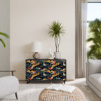 FOWLY DAZE 2-Door Sideboard in Black Finish