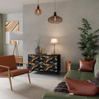 FOWLY DAZE 2-Door Sideboard in Black Finish