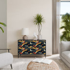 FOWLY DAZE 2-Door Sideboard in Black Finish