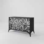CHARCOAL SPROUT 2-Door Sideboard in Black Finish