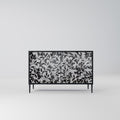CHARCOAL SPROUT 2-Door Sideboard in Black Finish