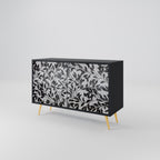 CHARCOAL SPROUT 2-Door Sideboard in Black Finish
