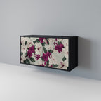 FLOWERET DREAM Aparador de 2 Portas em Acabamento Preto