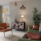 FLOWERET DREAM Aparador de 2 Portas em Acabamento Preto