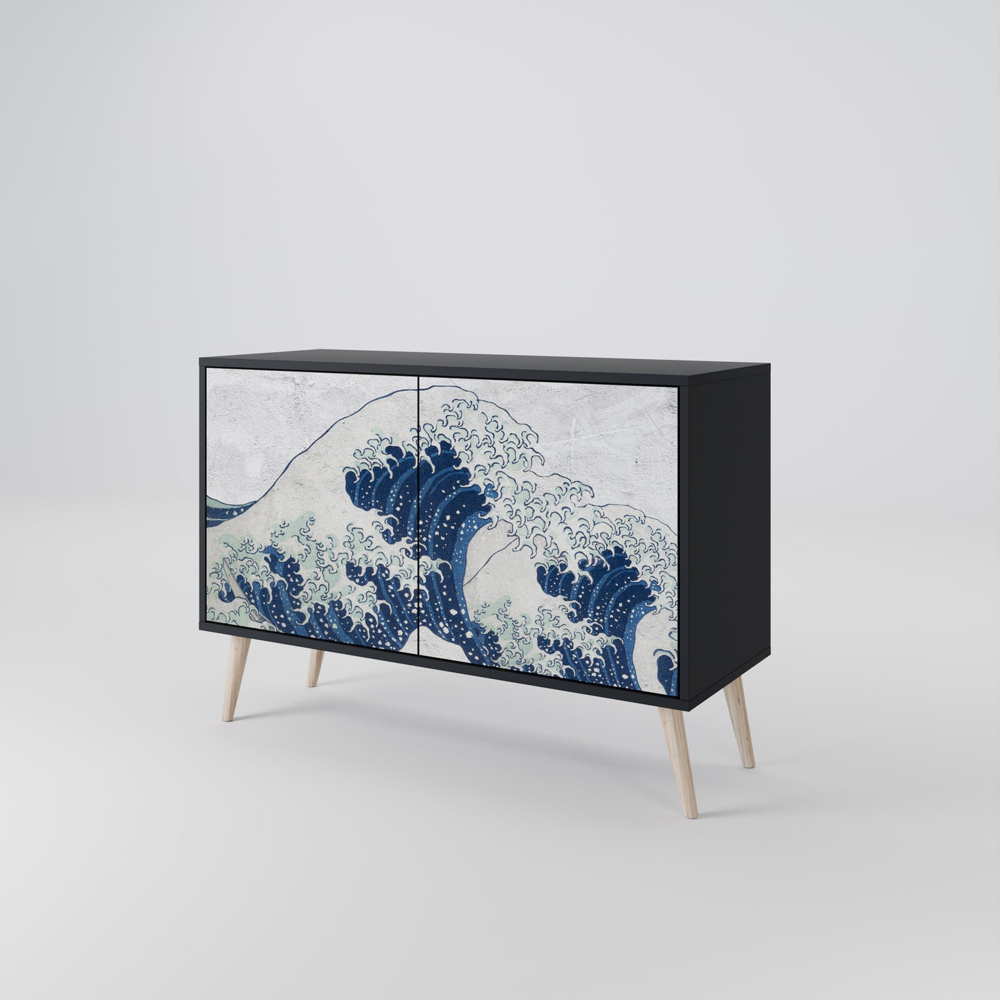 THE GREAT WAVE AT KANAGAWA Aparador de 2 Portas