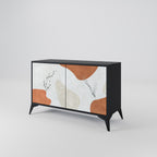 TRANQUIL TWIG 2-Door Sideboard in Black Finish
