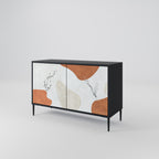 TRANQUIL TWIG 2-Door Sideboard in Black Finish