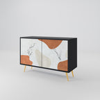 TRANQUIL TWIG 2-Door Sideboard in Black Finish