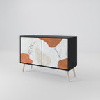 TRANQUIL TWIG 2-Door Sideboard in Black Finish