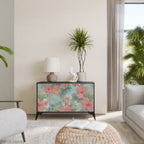 HAWAIIAN SPIRIT Aparador de 2 Portas em Acabamento Preto