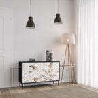 WILD TENDERNESS Aparador de 2 Portas em Acabamento Preto