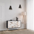 WILD TENDERNESS Aparador de 2 Portas em Acabamento Preto