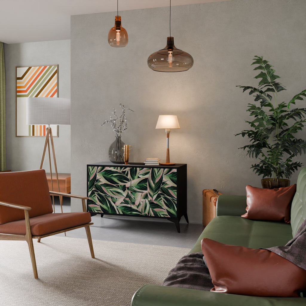 EERIE STROMANTHE 2-Door Sideboard in Black Finish