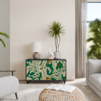 VERDANT PLEASURES Aparador de 2 Portas em Acabamento Preto