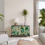 VERDANT PLEASURES Aparador de 2 Portas em Acabamento Preto