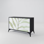 BOTANICAL SPARK 2-Door Sideboard in Black Finish