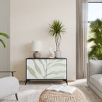 BOTANICAL SPARK 2-Door Sideboard in Black Finish