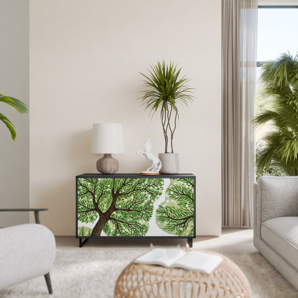 WILDERNESS DASH Aparador de 2 Portas em Acabamento Preto