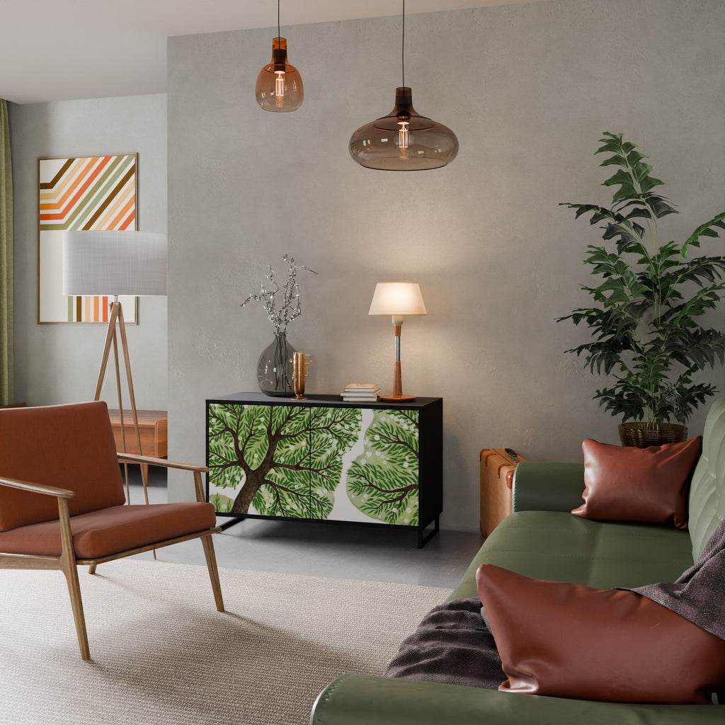 WILDERNESS DASH Aparador de 2 Portas em Acabamento Preto