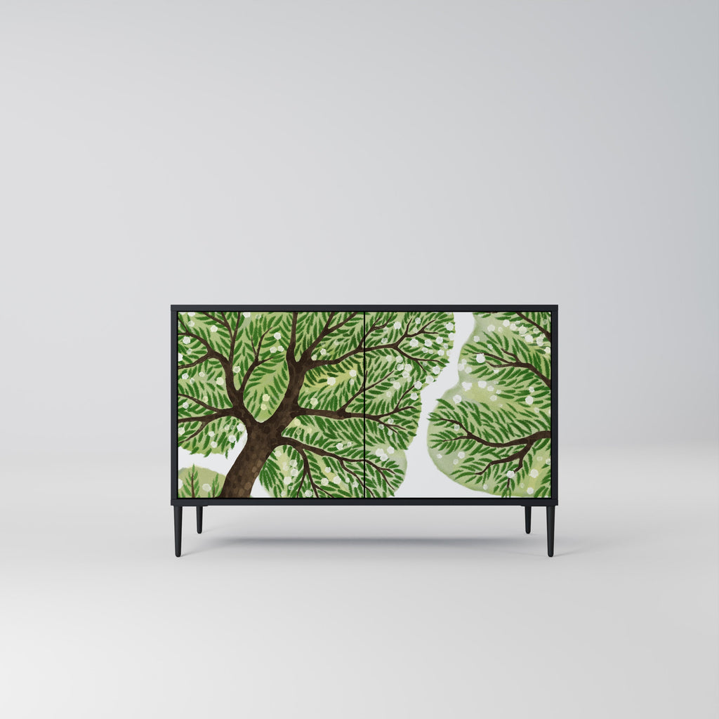 WILDERNESS DASH Aparador de 2 Portas em Acabamento Preto