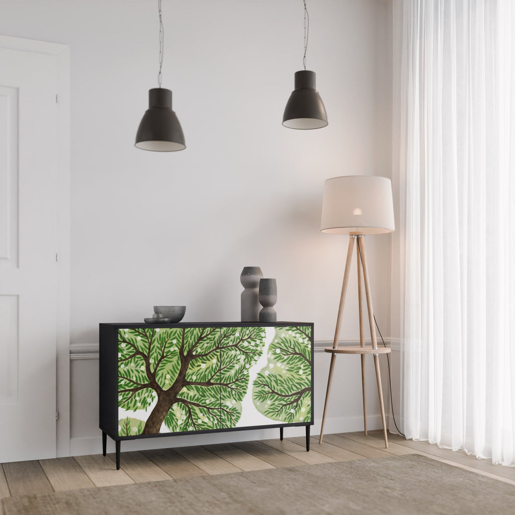 WILDERNESS DASH Aparador de 2 Portas em Acabamento Preto