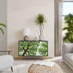 WILDERNESS DASH Aparador de 2 Portas em Acabamento Preto