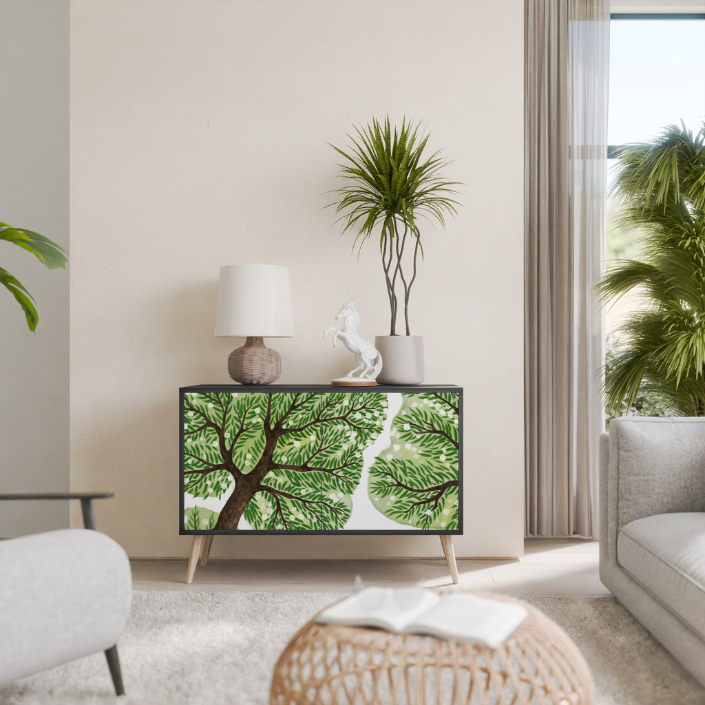 WILDERNESS DASH Aparador de 2 Portas em Acabamento Preto