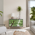 WILDERNESS DASH Aparador de 2 Portas em Acabamento Preto