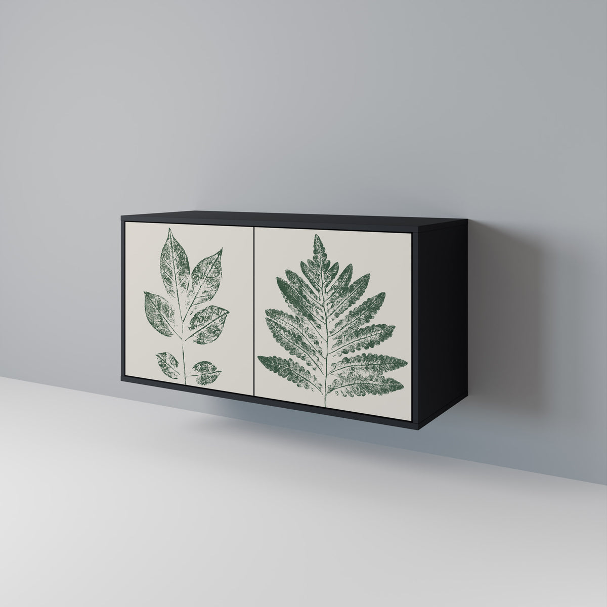 GREEN LEAFY STAMPS Aparador de 2 Portas