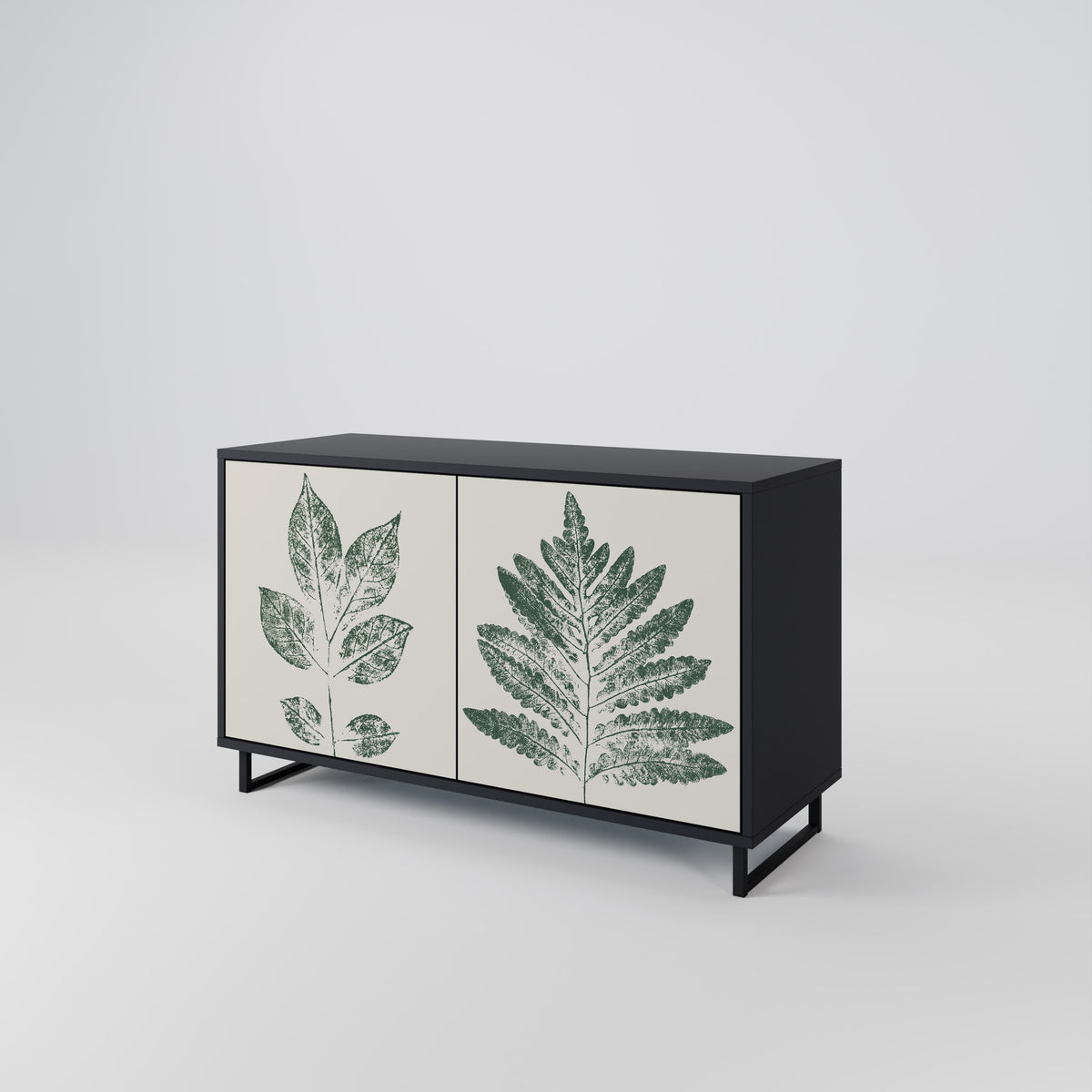 GREEN LEAFY STAMPS Aparador de 2 Portas