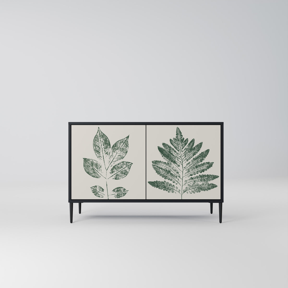 GREEN LEAFY STAMPS Aparador de 2 Portas