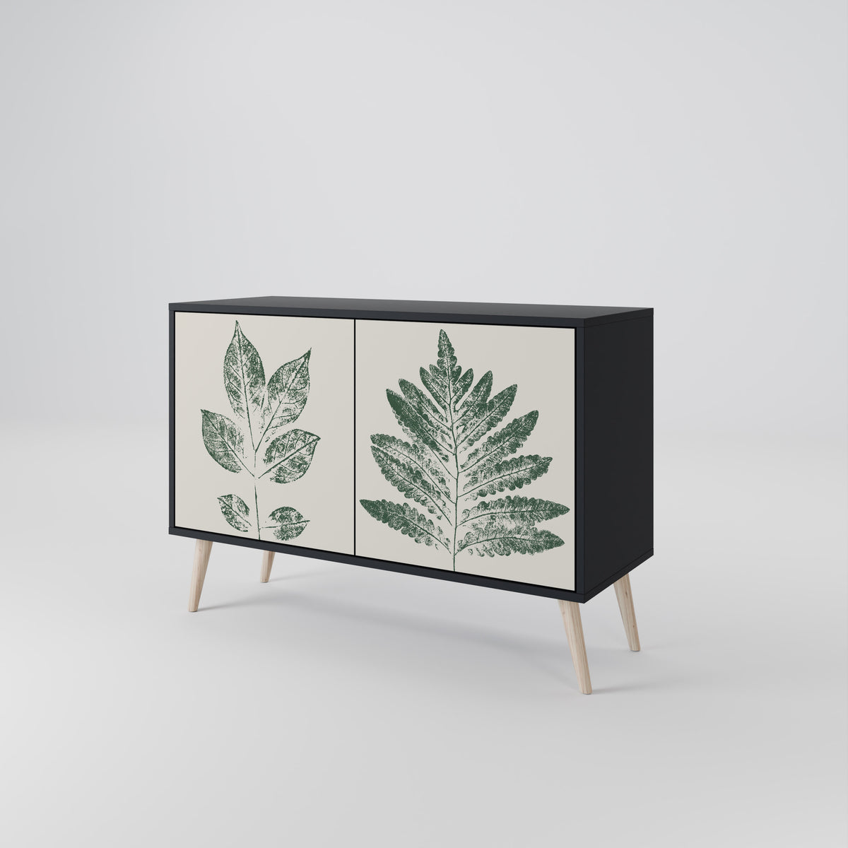GREEN LEAFY STAMPS Aparador de 2 Portas