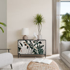 VERDURE FORMATION Aparador de 2 Portas em Acabamento Preto