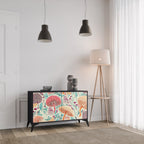 FUNGUS FANTASY Aparador de 2 Portas em Acabamento Preto