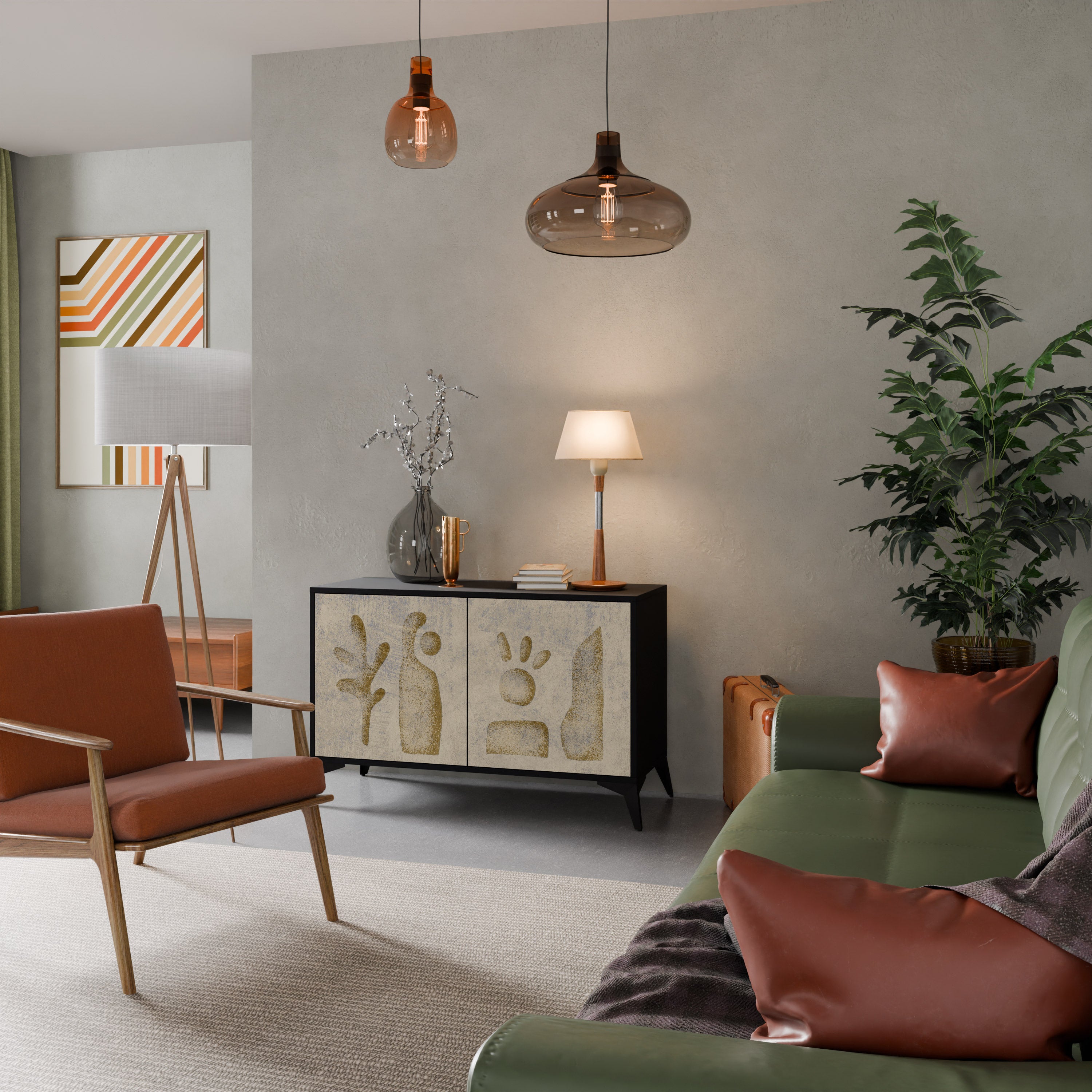 SAND SCULPTURES Aparador de 2 Portas