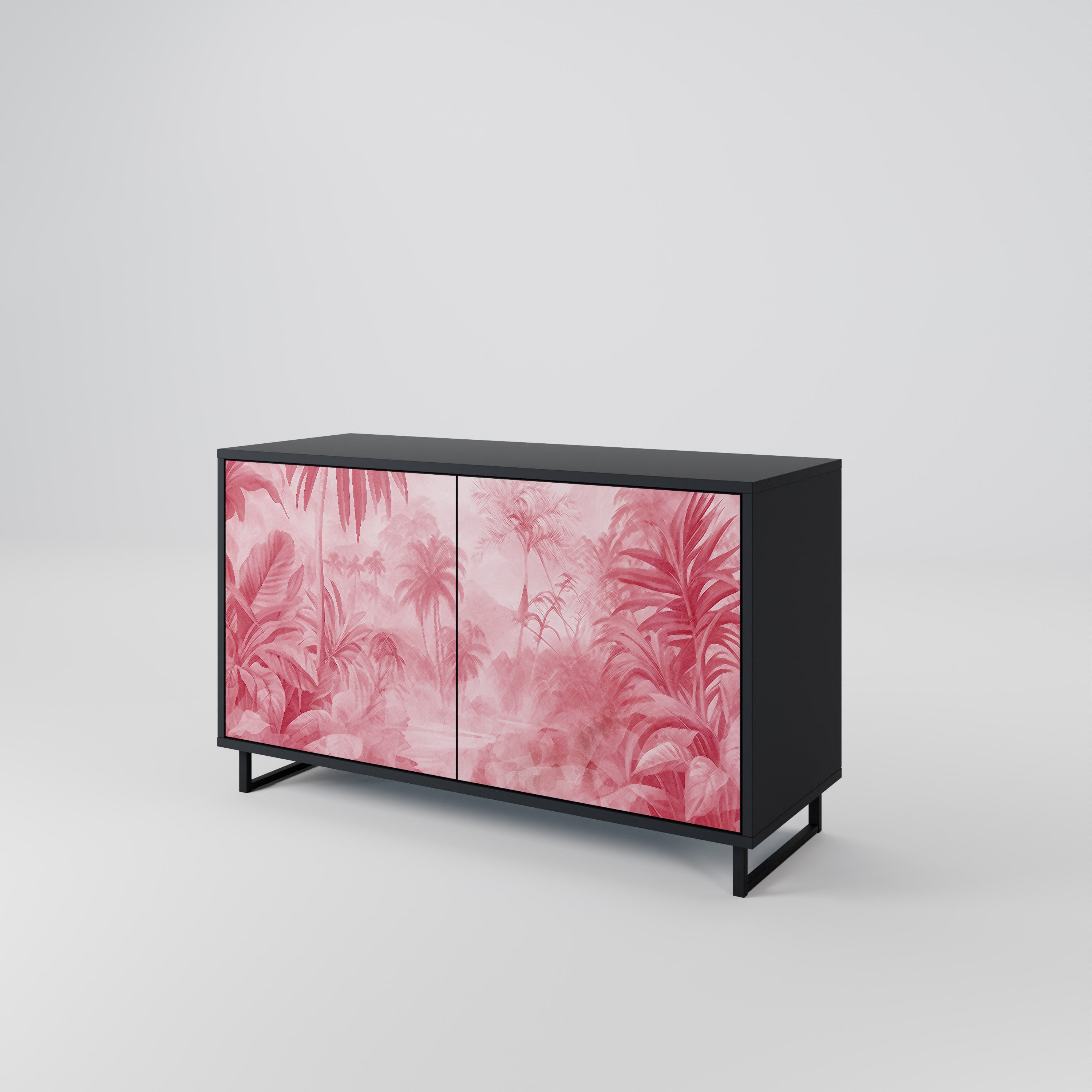 SWEET TROPICS 2-Door Sideboard in Black Finish