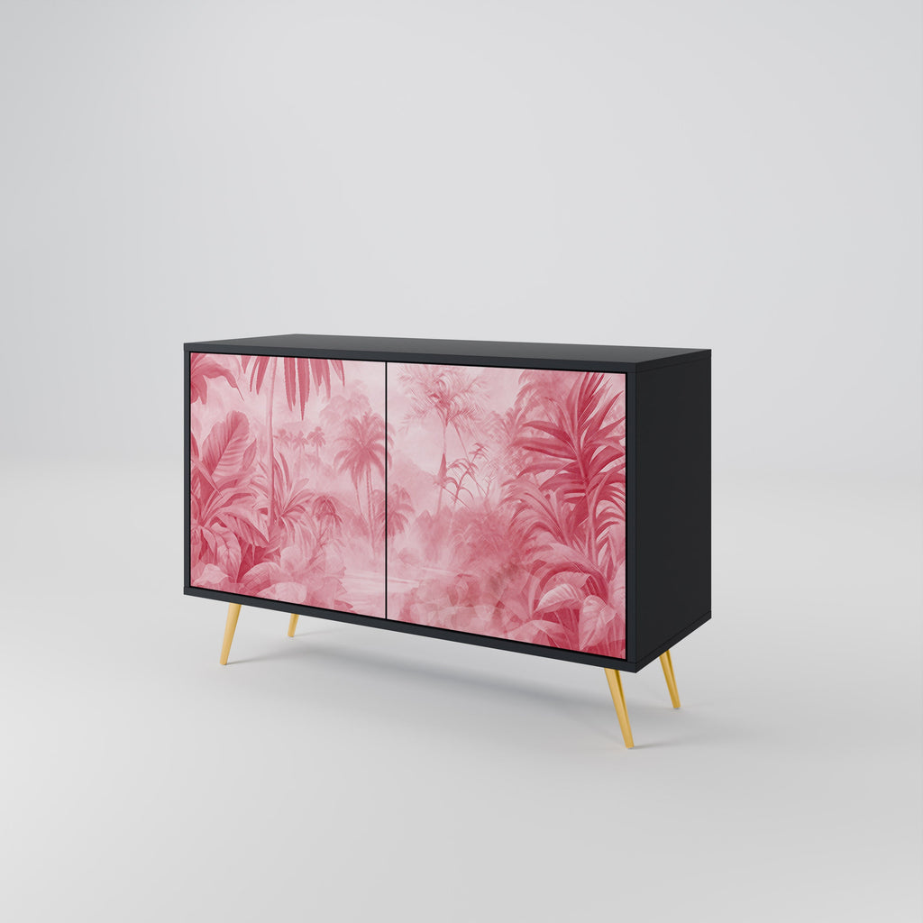SWEET TROPICS 2-Door Sideboard in Black Finish