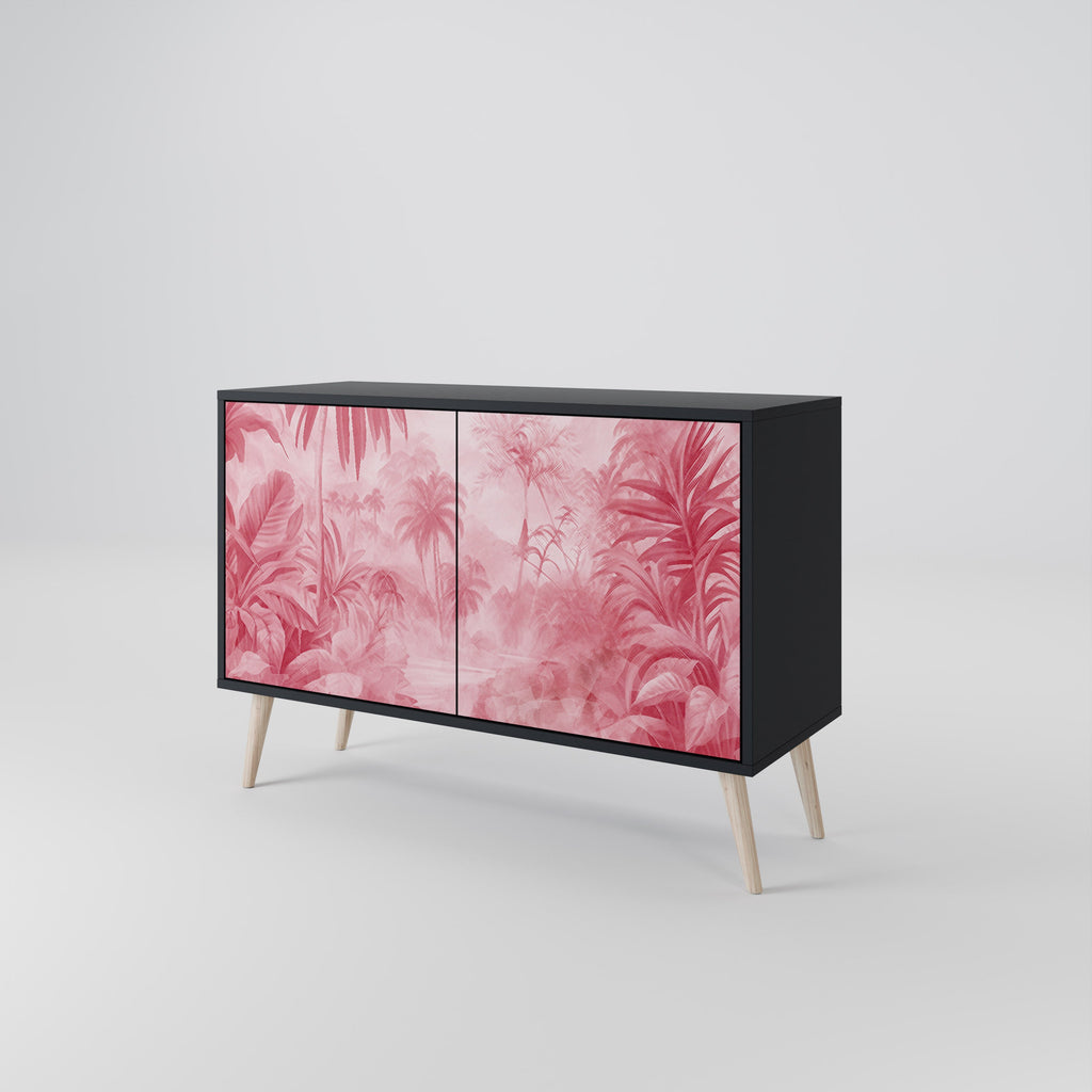 SWEET TROPICS 2-Door Sideboard in Black Finish