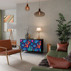 CACTUS VIBES 2-Door Sideboard in Black Finish