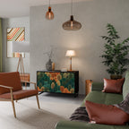 AUTUMN KALEIDOSCOPE Aparador de 2 Portas em Acabamento Preto